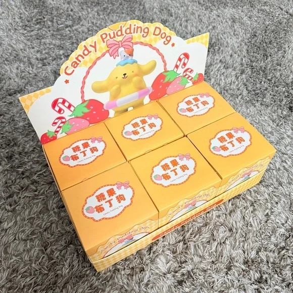 Sanrio Pompompurin Candy Pudding Dog Opened Blind Box Toy Figures - Picture 3 of 12